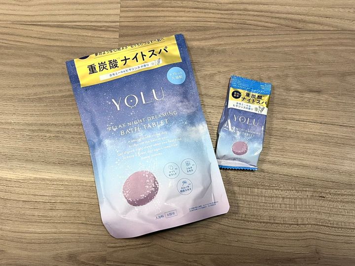 YOLU リラックスナイトドリーミング バスタブレット 