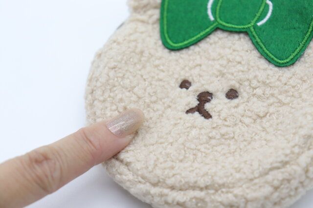 クアッカポーチ（10cm×10cm×2cm） 素材感