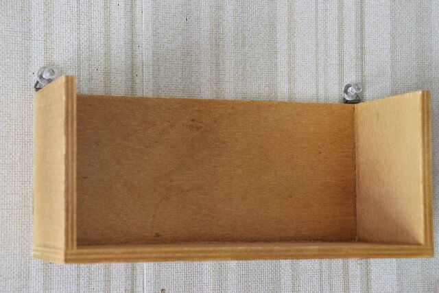 インテリア木製ウォールシェルフレクタングル2 設置