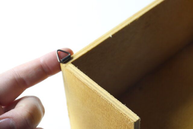 インテリア木製ウォールシェルフレクタングル2 吊り金具