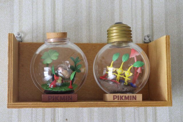 インテリア木製ウォールシェルフレクタングル2 使用例