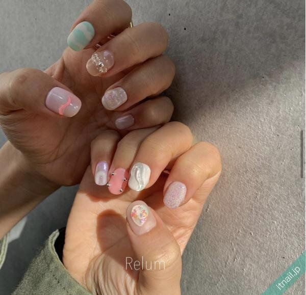 RELUMが投稿したネイルデザイン [photoid:I0125976] via Itnail Design (747784)