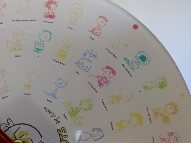 SNOOPY 壁掛け時計 BOOK 75th Anniversary Edition