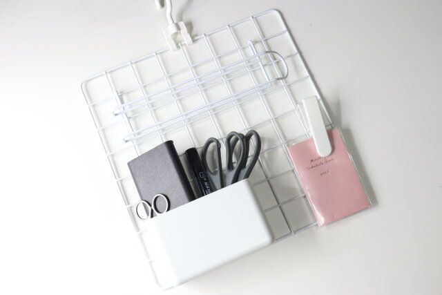 ワイヤーネット用ハンガー 使用例