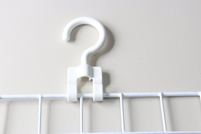 ワイヤーネット用ハンガー 使い方