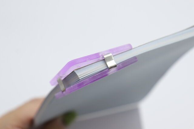 ダイソー コーナークリップ 6P 使用例 用試約50枚