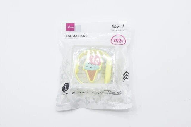 ダイソー 虫よけリストバンド（アイスクリーム） パッケージ