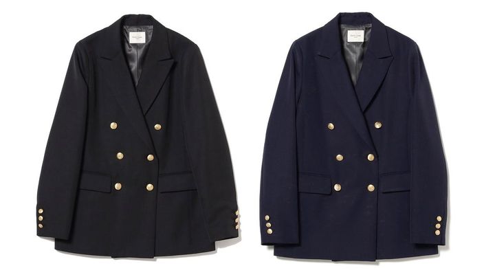 画像: 「ドライギャバジン ６ボタン ダブルジャケット」各￥42,900 出典：デミルクス ビームス