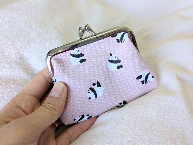 永楽屋 細辻伊兵衛商店 RAAK パンダ柄 がま口ポーチ＆裁縫セットBOOK