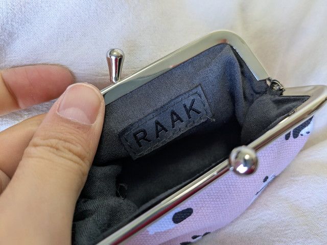 永楽屋 細辻伊兵衛商店 RAAK パンダ柄 がま口ポーチ＆裁縫セットBOOK