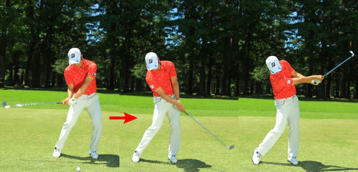 初・中級者にオススメ！スライス、プッシュアウトを防ぐにはスパットを設定し目標を見ない！