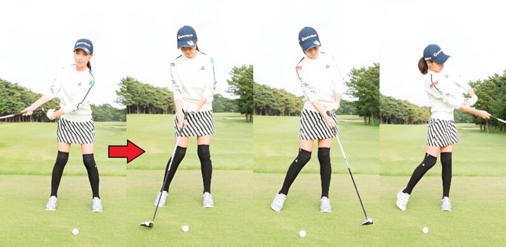 初・中級者にオススメ！スライス、プッシュアウトを防ぐにはスパットを設定し目標を見ない！