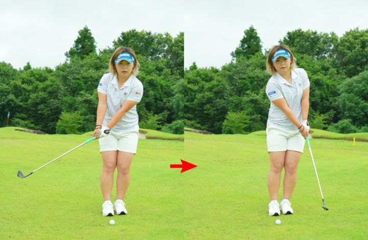 初・中級者にオススメ！スライス、プッシュアウトを防ぐにはスパットを設定し目標を見ない！