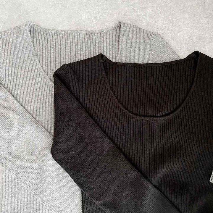 画像: 程よいフィット感のリブ素材