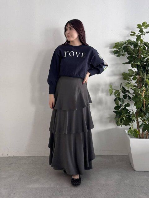 春色スウェットコーデ3