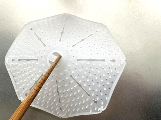 ダイソー シリコン あく取り落とし蓋 菜箸