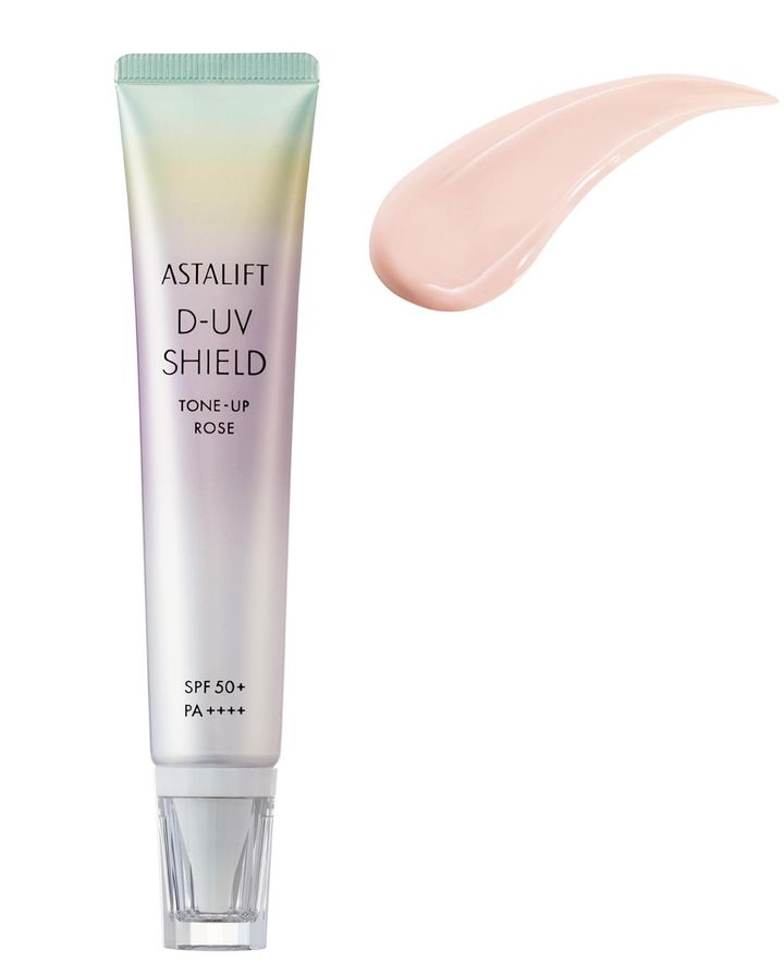 画像: アスタリフト D-UVシールド トーンアップ（ローズ）SPF50＋・PA＋＋＋＋ ¥4,290／アスタリフト（富士フイルム） 出典：アスタリフト公式ブランドサイト