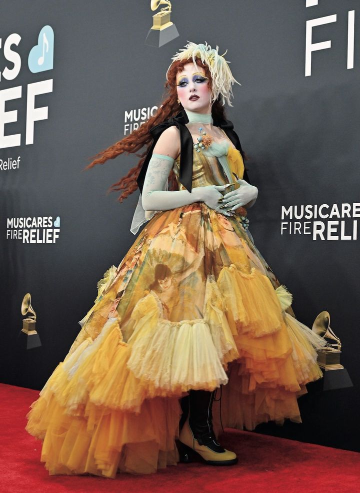 最優秀新人賞を獲得したグラミー賞2025には、ジャンポール・ゴルチエの衣装で臨んだ。
