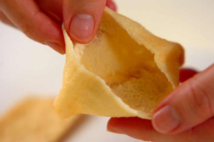 菜の花と干しエビのいなり寿司の下準備2