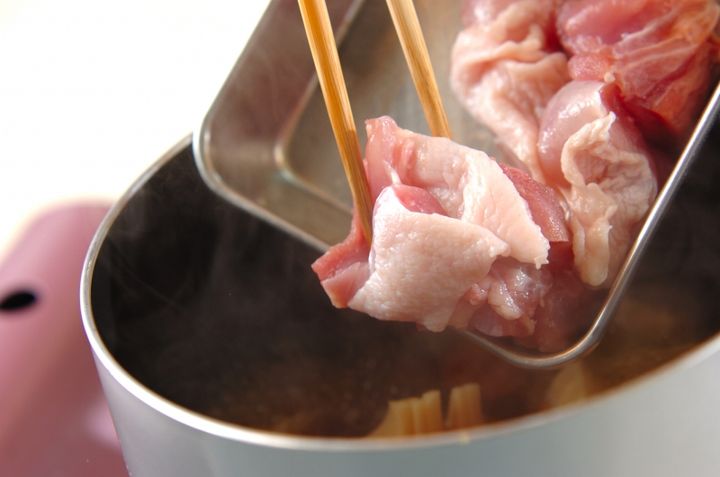 ほっこり タケノコと鶏肉の彩り煮物の作り方3