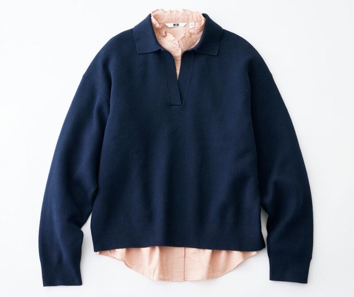 フリルブラウス¥2,990 ／ユニクロ