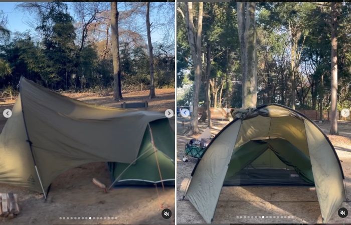 初心者にもおすすめ！ソロテントを2ルームに変える優秀すぎるシェルターが超便利！