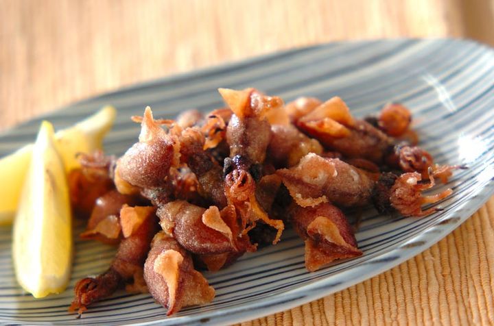 ホタルイカの唐揚げ