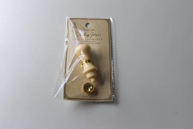 シーリングワックス押し型Sハート パッケージ