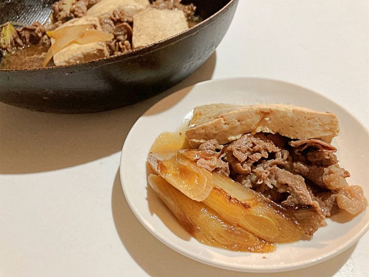 完成した肉豆腐