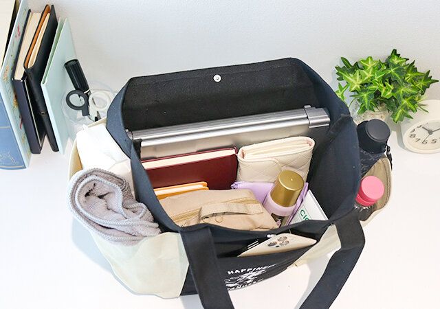 スヌーピー生誕記念の特別なトートバッグ 実用例