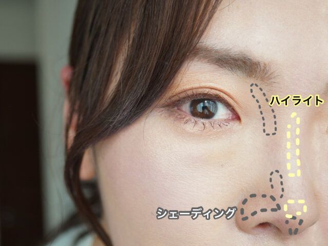 ハイライト＆シェーディング 入れる位置