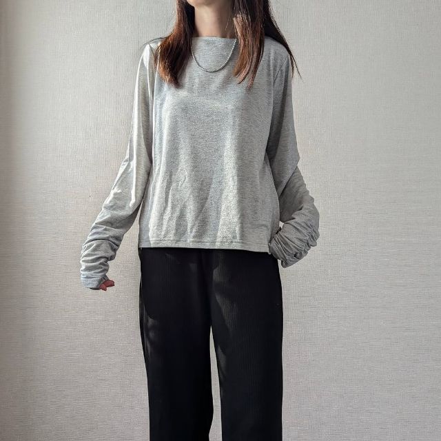 ラメソデシャーリングPOを着たコーデ