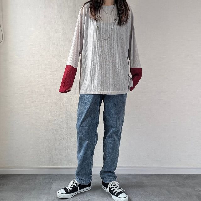 TAI＊キリカエシアーPOを着たコーデ