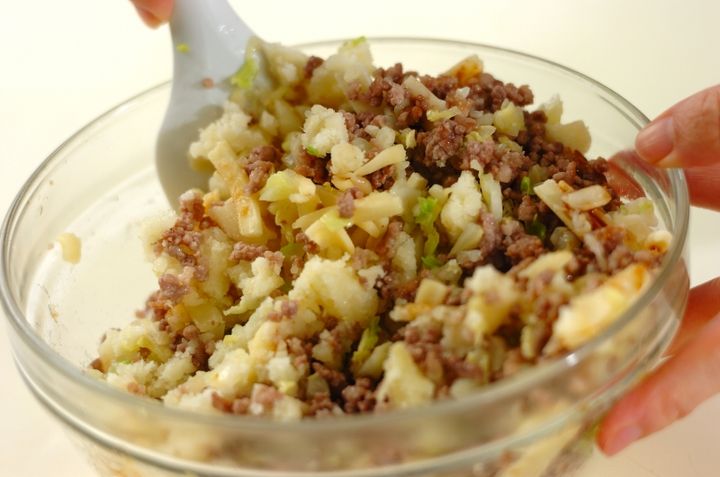 春キャベツのスコップコロッケの作り方1