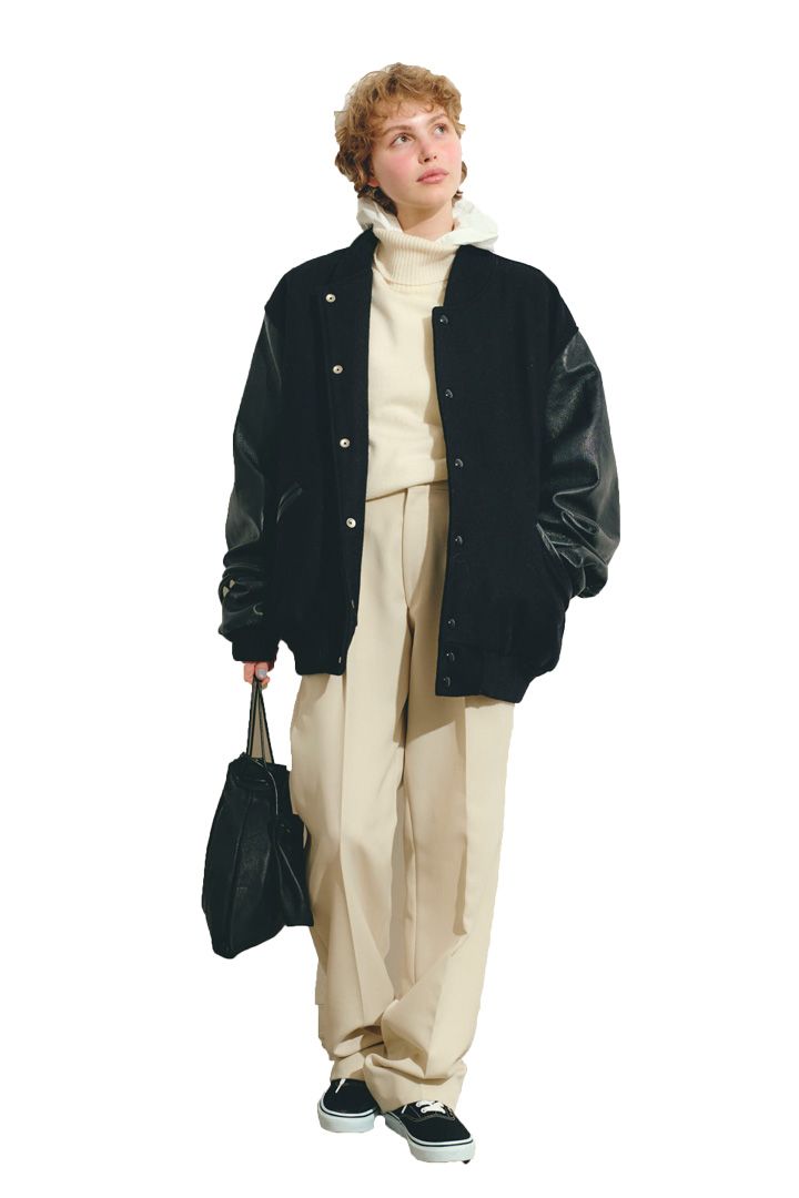 黒と白のバランスが絶妙なおしゃれコーデ【本日のFUDGE GIRL-3月10日】