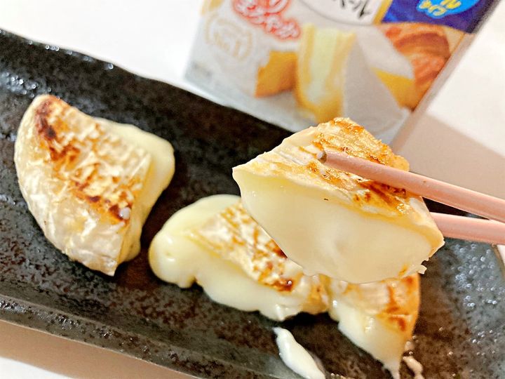 カマンベールチーズのみそ漬けの断面