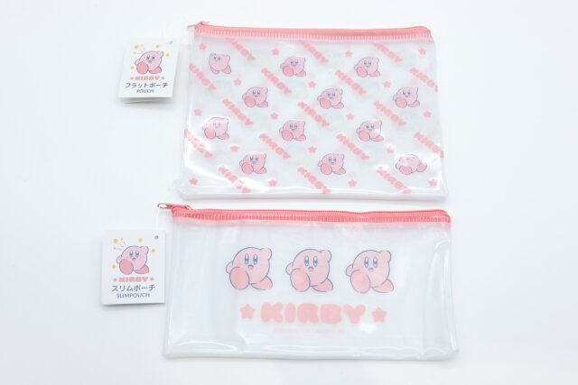 ダイソー 星のカービィ フラットポーチ カービィダンス 星のカービィ スリムポーチ カービィダンス 商品タグ
