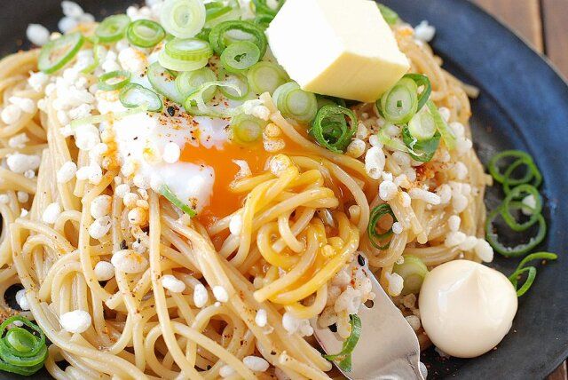 たぬきスパゲッティ 完成