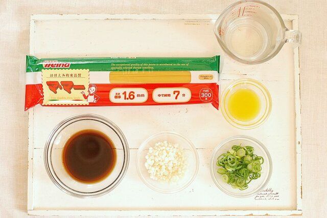 たぬきスパゲッティ 材料