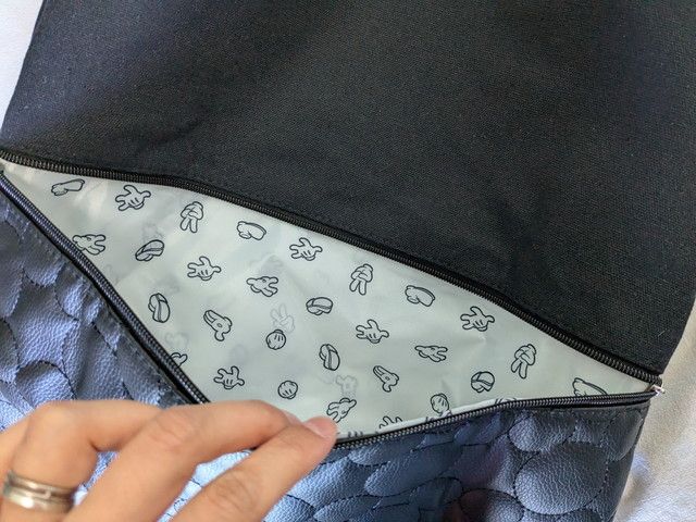 ディズニーキルティングトートバッグポケット