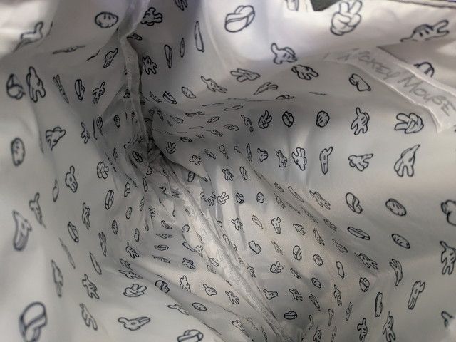 ディズニーキルティングトートバッグ裏地