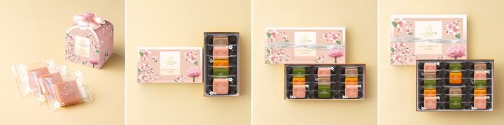 「サブレショコラ 桜」3個入 1188円、5個入 2160円、9個入 3888円、14個入 5184円