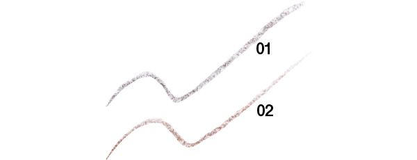 ニュートラルブラウンの02と、ダークなアッシュブラウンの01が