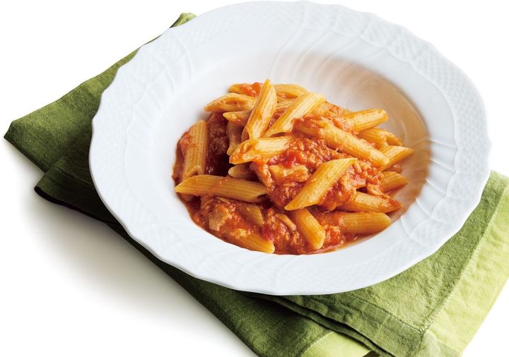 ツナとトマトのペンネ