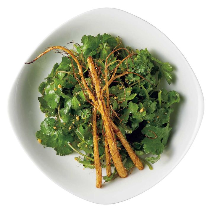 干し貝柱と黄ニラのスープ