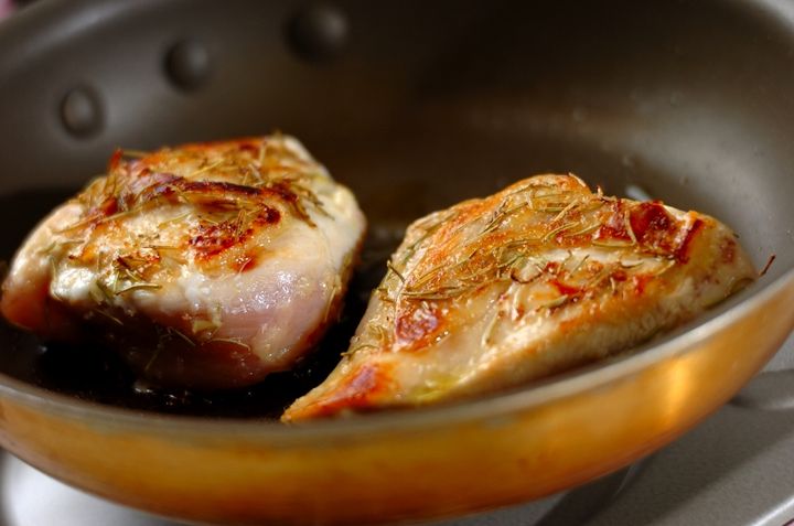 チキンのローズマリーソテーのサンドイッチの作り方2