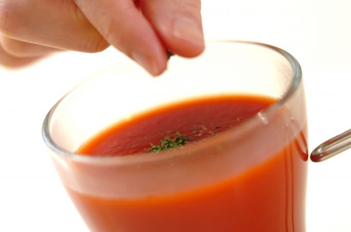 ホットトマトジュースの作り方1