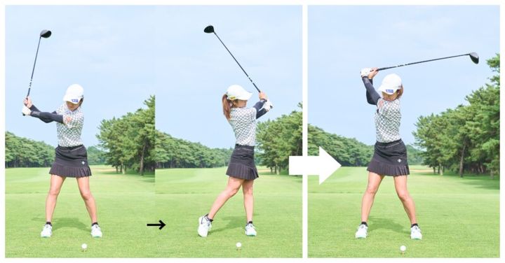 ドライバーを真っすぐ飛ばすコツは？「両手を離して握る」女子プロがレッスン