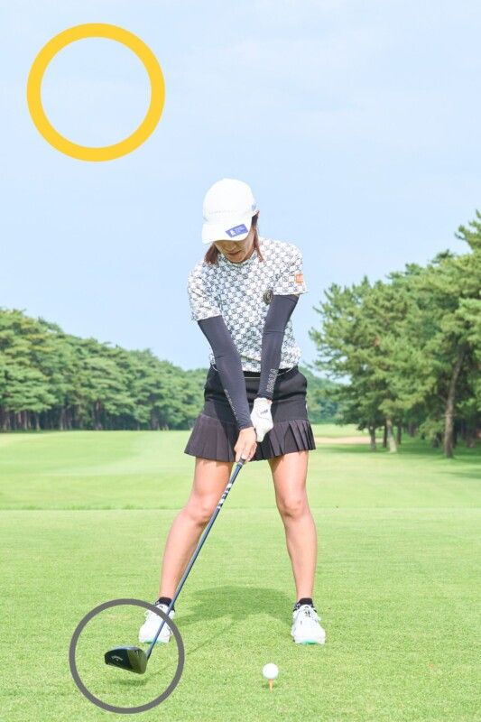 ドライバーを真っすぐ飛ばすコツは？「両手を離して握る」女子プロがレッスン