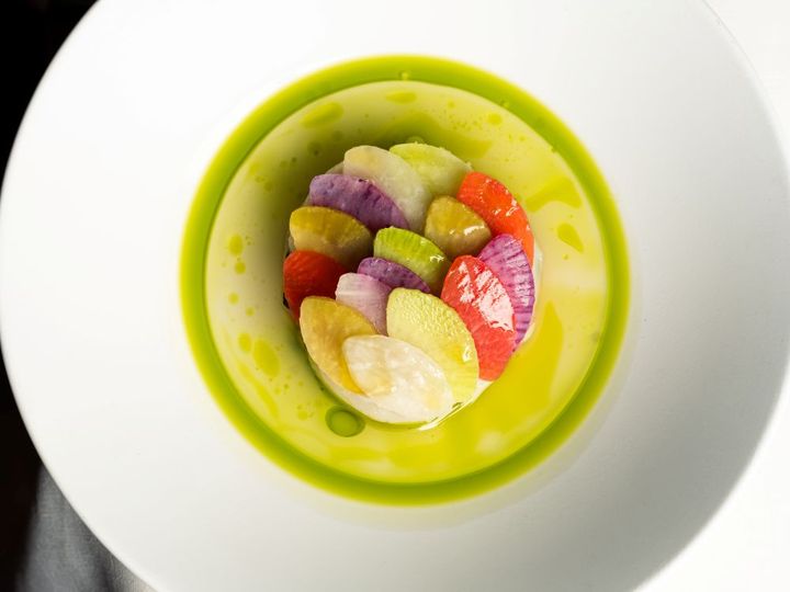 ホタテとカブのコンビネーションが素晴らしい。